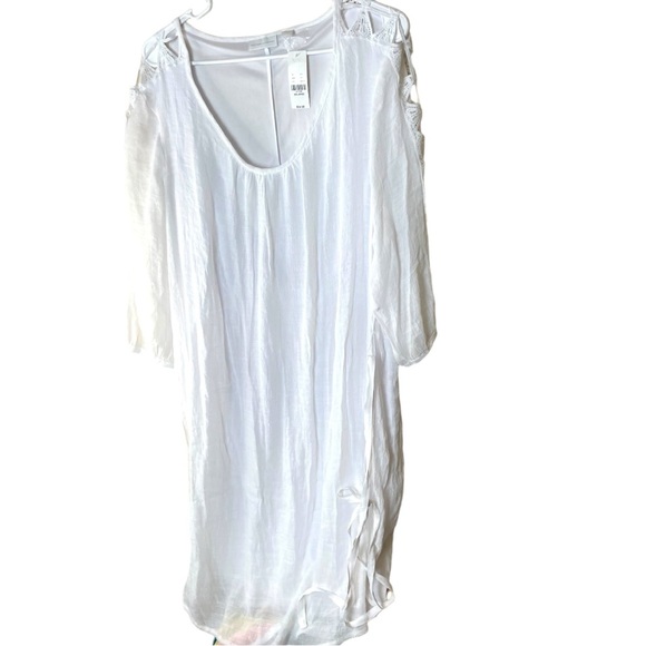 NY‎ & C White Dress/Cover Up NWT Cotton Size XXL - Picture 1 of 6